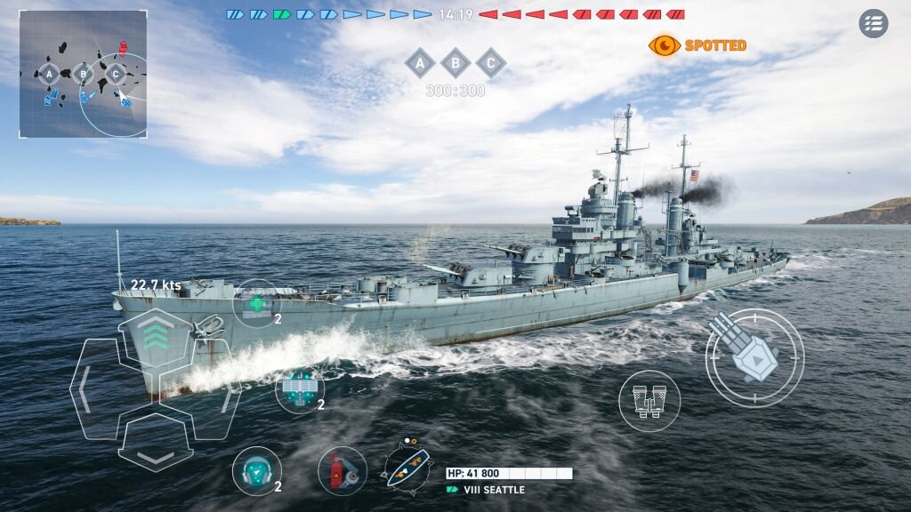 Na mobilech si nově můžete užívat námořní bitvy ve World of Warships