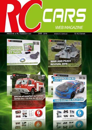 Obálka e-magazínu RC cars web 9/16