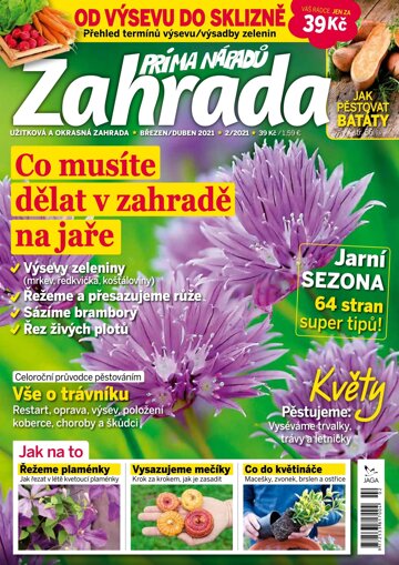 Obálka e-magazínu Zahrada prima nápadů 2/2021