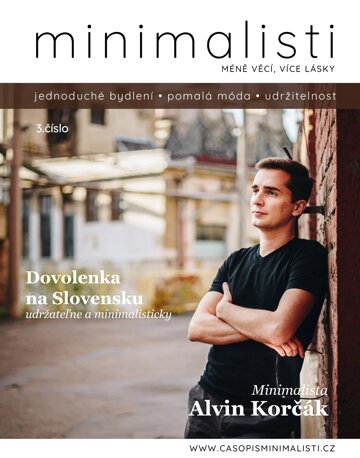 Obálka e-magazínu minimalisti 3. číslo