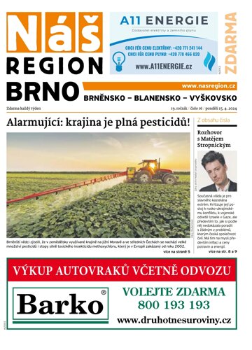 Obálka e-magazínu Náš Region - Brno 16/2024