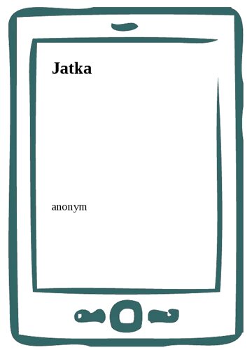 Obálka knihy Jatka
