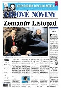 Obálka e-magazínu Lidové noviny 18.11.2014
