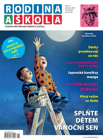 Obálka e-magazínu Rodina a škola 10/2016