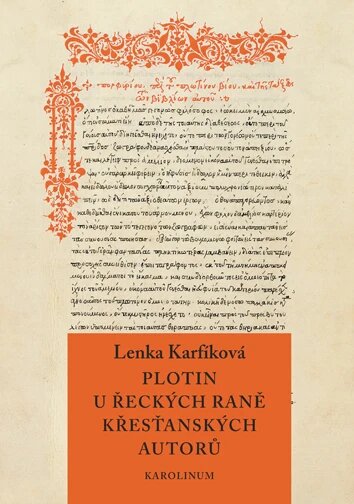 Obálka knihy Plotin u řeckých raně křesťanských autorů