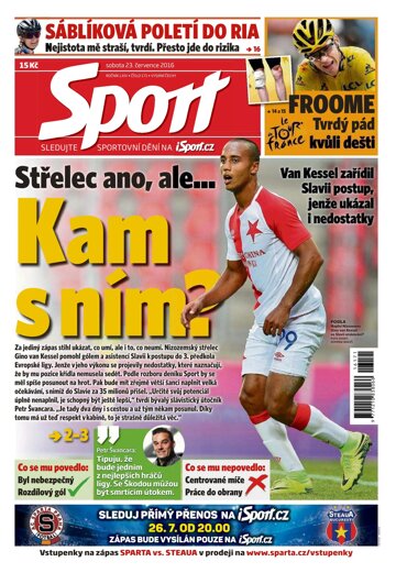 Obálka e-magazínu Sport 23.7.2016