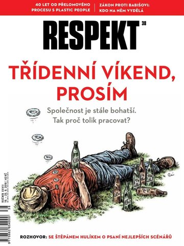 Obálka e-magazínu Respekt 38/2016