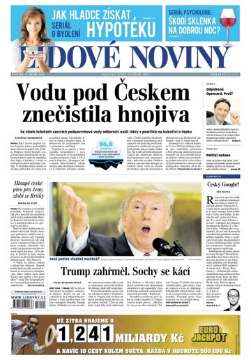 Obálka e-magazínu Lidové noviny 17.8.2017