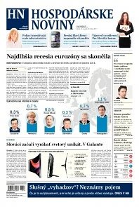 Obálka e-magazínu Hospodárske noviny 15.08.2013