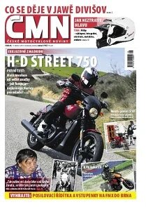 Obálka e-magazínu ČESKÉ MOTOCYKLOVÉ NOVINY 8/2014