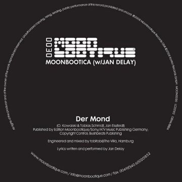 Obálka uvítací melodie Der Mond (Club Mix)