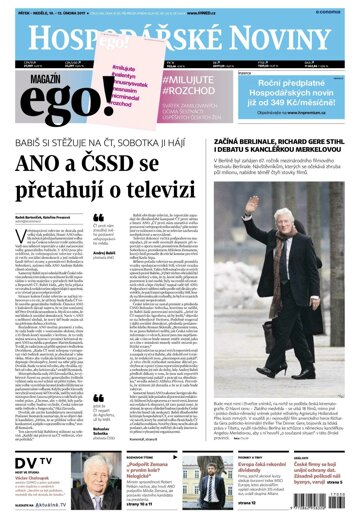 Obálka e-magazínu Hospodářské noviny 030 - 10.2.2017