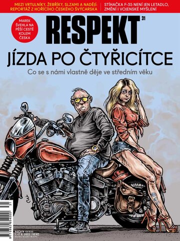 Obálka e-magazínu Respekt 31/2022