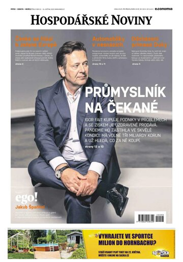 Obálka e-magazínu Hospodářské noviny 098 - 22.5.2020