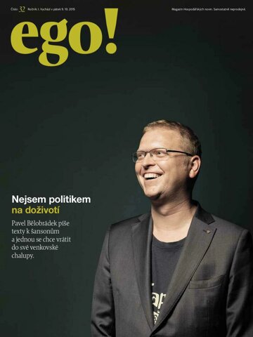 Obálka e-magazínu Hospodářské noviny - příloha Ego! 196 - 9.10.2015 Magazin Ego!