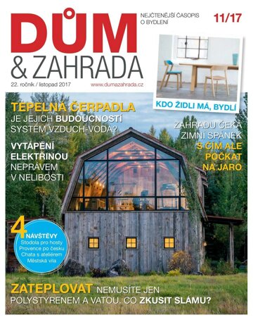 Obálka e-magazínu Dům a zahrada 11/2017