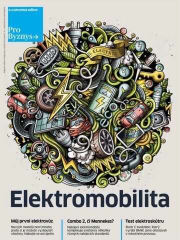 Obálka e-magazínu Hospodářské noviny - příloha 117 - 19.6.2018 příloha Pro Byznys - Elektromobilita