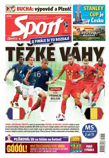 Obálka e-magazínu Sport 10.7.2018