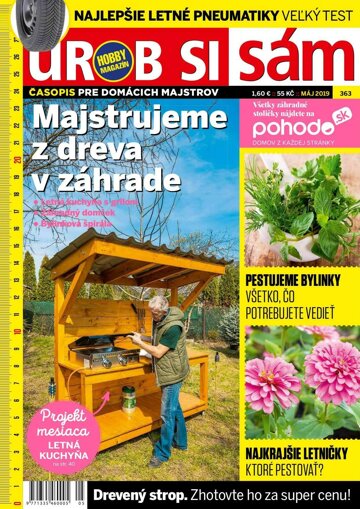 Obálka e-magazínu Urob si sám 5/2019