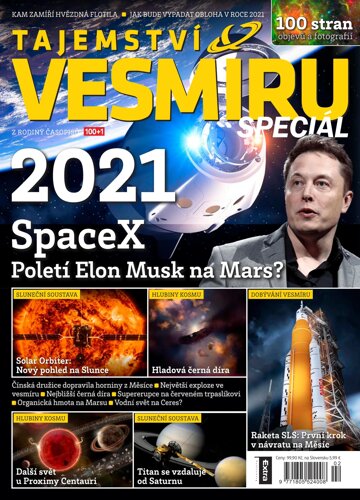 Obálka e-magazínu Tajemství vesmíru SPECIÁL zima 2021