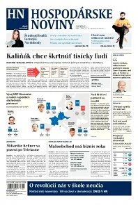 Obálka e-magazínu Hospodárske noviny 15.11.2013