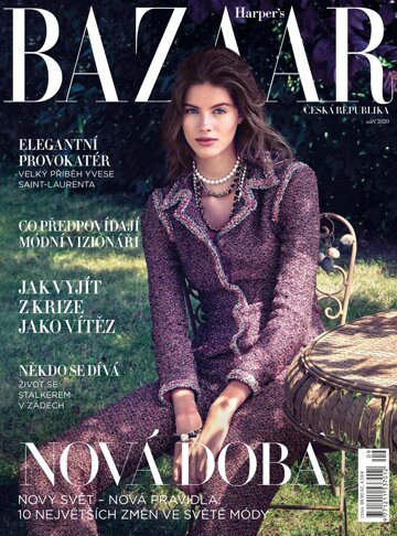 Obálka e-magazínu Harper’s Bazaar 9/2020