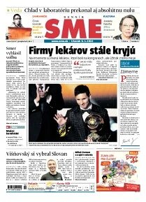 Obálka e-magazínu SME 8.1.2013