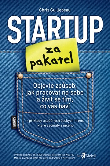 Obálka knihy Startup za pakatel