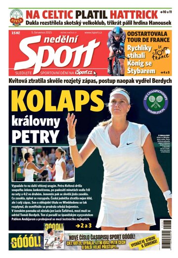 Obálka e-magazínu Nedělní Sport 5.7.2015