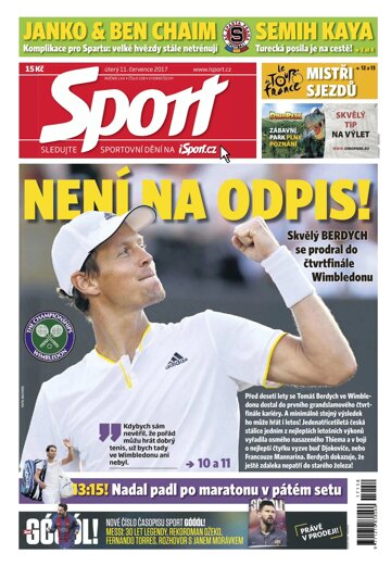 Obálka e-magazínu Sport 11.7.2017