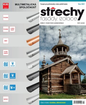 Obálka e-magazínu Střechy-Fasády-Izolace 2/2021