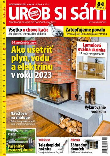 Obálka e-magazínu Urob si sám 11/2022