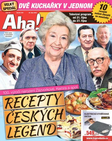 Obálka e-magazínu Příloha AHA! s Tv magazínem - 20.10.2022