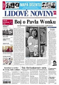 Obálka e-magazínu Lidové noviny 15.11.2014