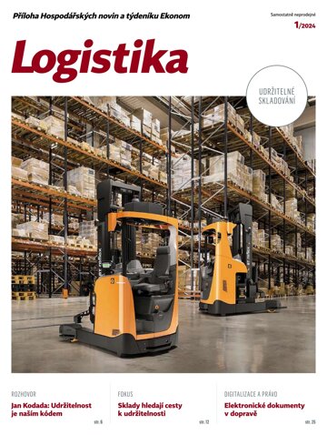 Obálka e-magazínu Ekonom 17 - 25.4.2024 Logistika