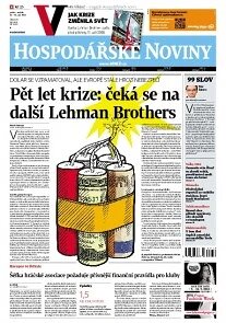 Obálka e-magazínu Hospodářské noviny 179 - 13.9.2013