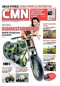 Obálka e-magazínu ČESKÉ MOTOCYKLOVÉ NOVINY 8/2011