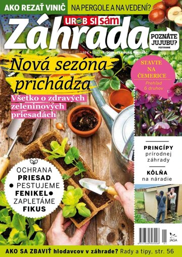 Obálka e-magazínu Záhrada 2019 01