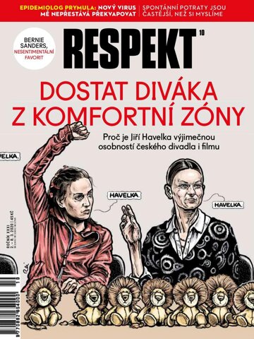 Obálka e-magazínu Respekt 10/2020