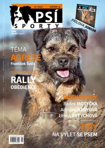 Obálka e-magazínu Psí sporty 1/2022
