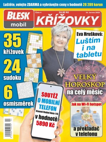 Obálka e-magazínu BleskMobil křížovky 4/2023
