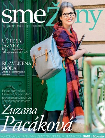 Obálka e-magazínu SME ženy 1/10/2016
