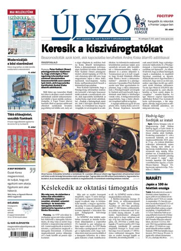 Obálka e-magazínu Új Szó 19.9.2017