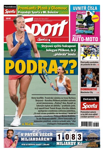 Obálka e-magazínu Sport 18.10.2017
