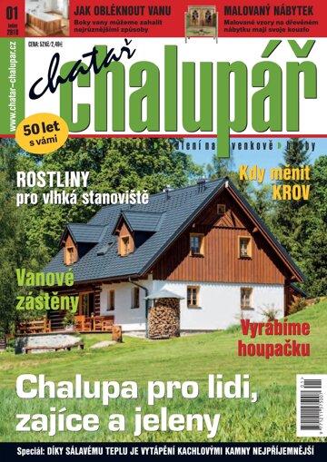 Obálka e-magazínu Chatař Chalupář 2/2018