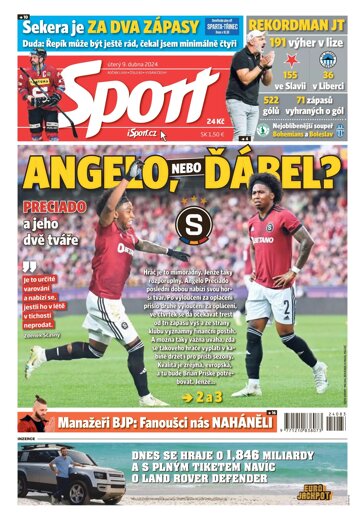 Obálka e-magazínu Sport 9.4.2024