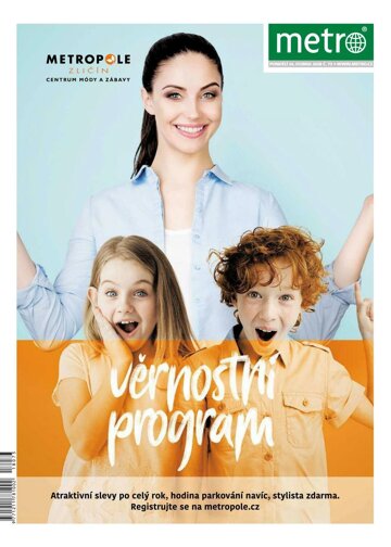 Obálka e-magazínu deník METRO 16.4.2018