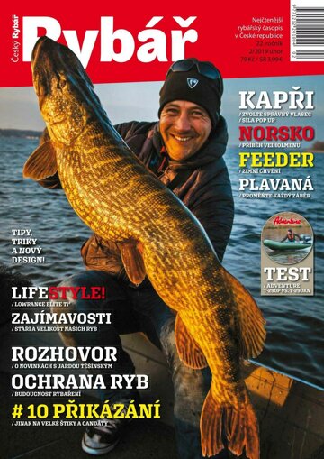 Obálka e-magazínu Český rybář 2/2019