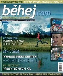 Obálka e-magazínu Časopis Běhej.com (prosinec - leden) 2009