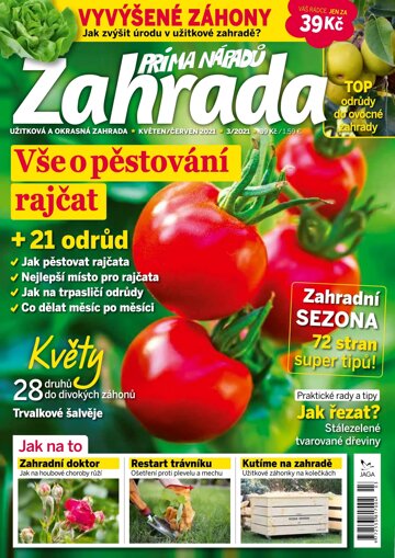 Obálka e-magazínu Zahrada prima nápadů 3/2021